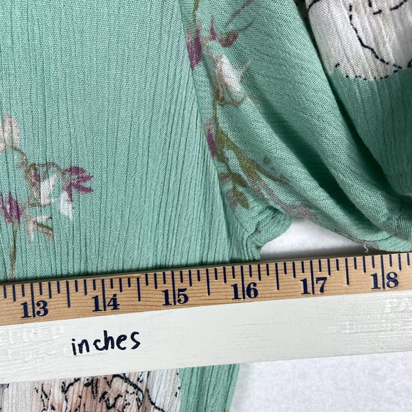 Green Floral Dress Size Small - Picture 5 of 7